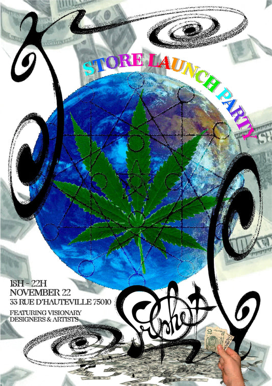 STORE OPENING PARTY FLYER