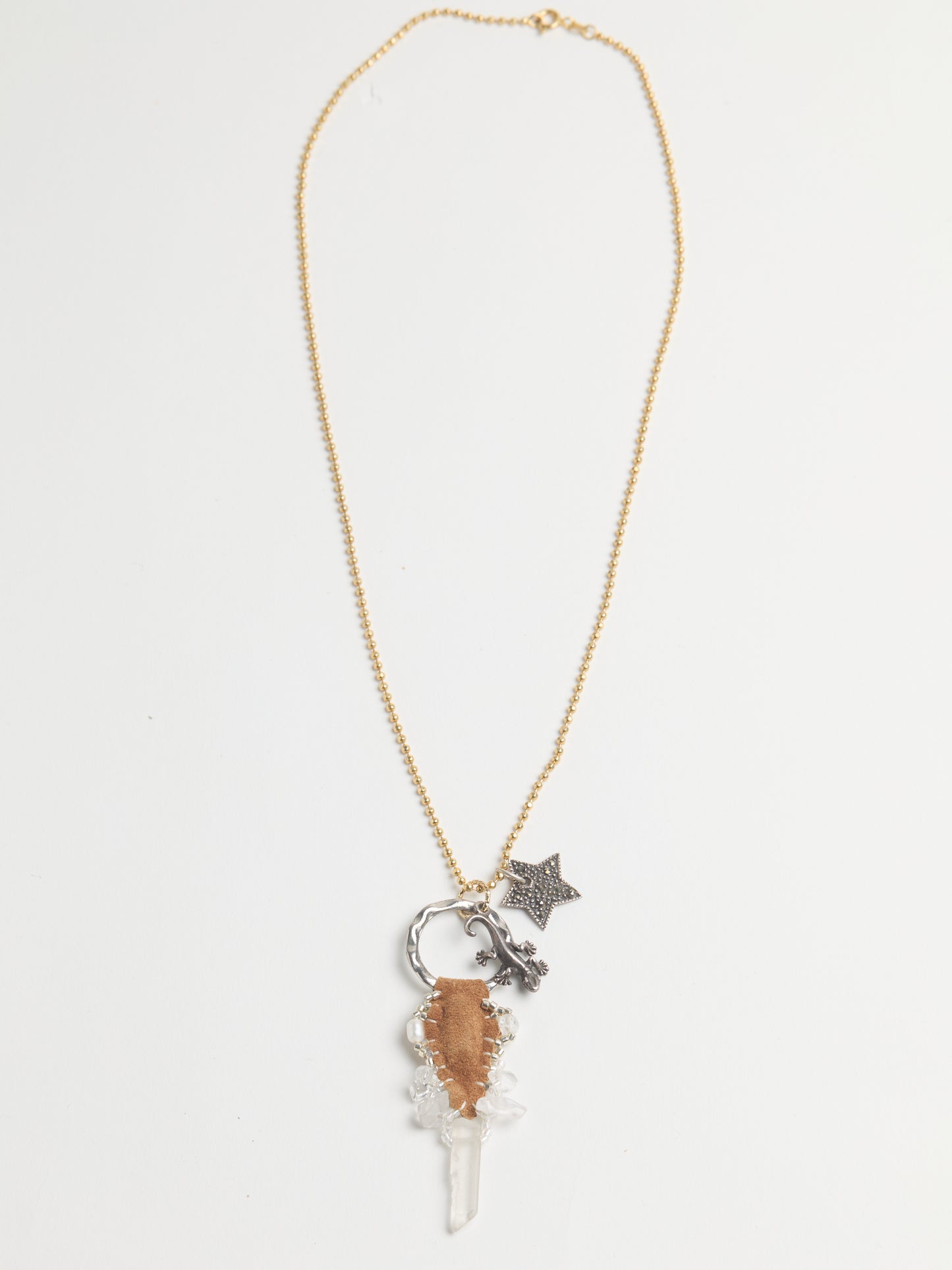BABY LIZARD NECKLACE.