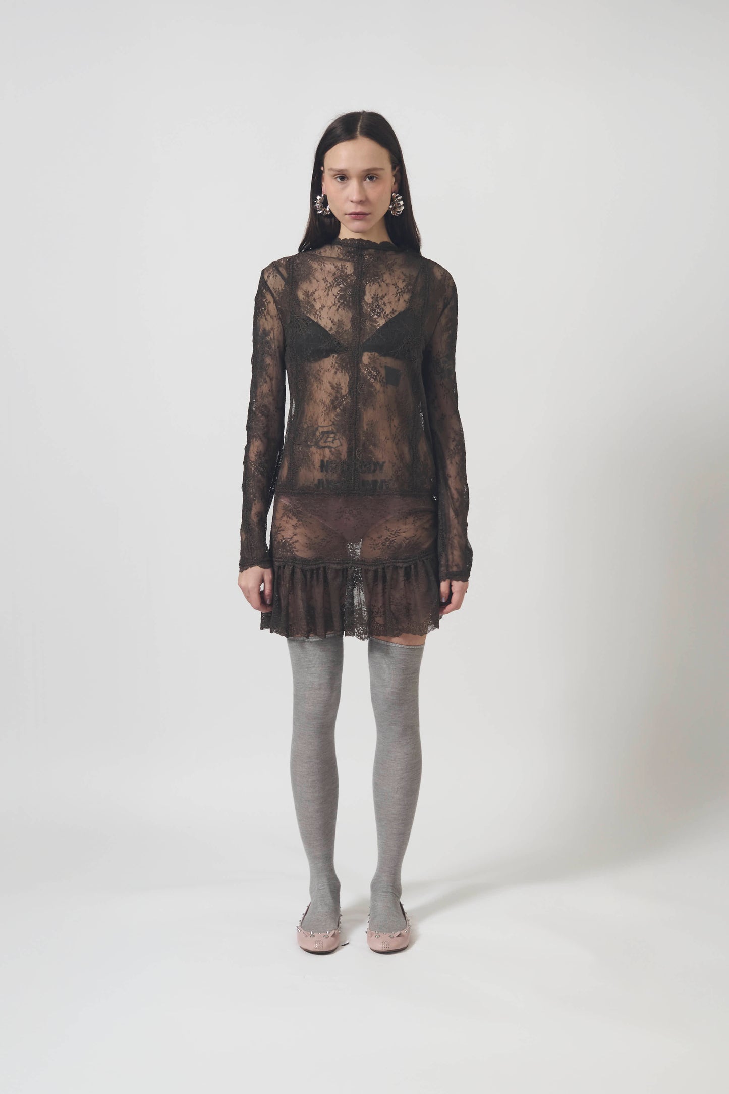 ALISSON DRESS (BROWN)