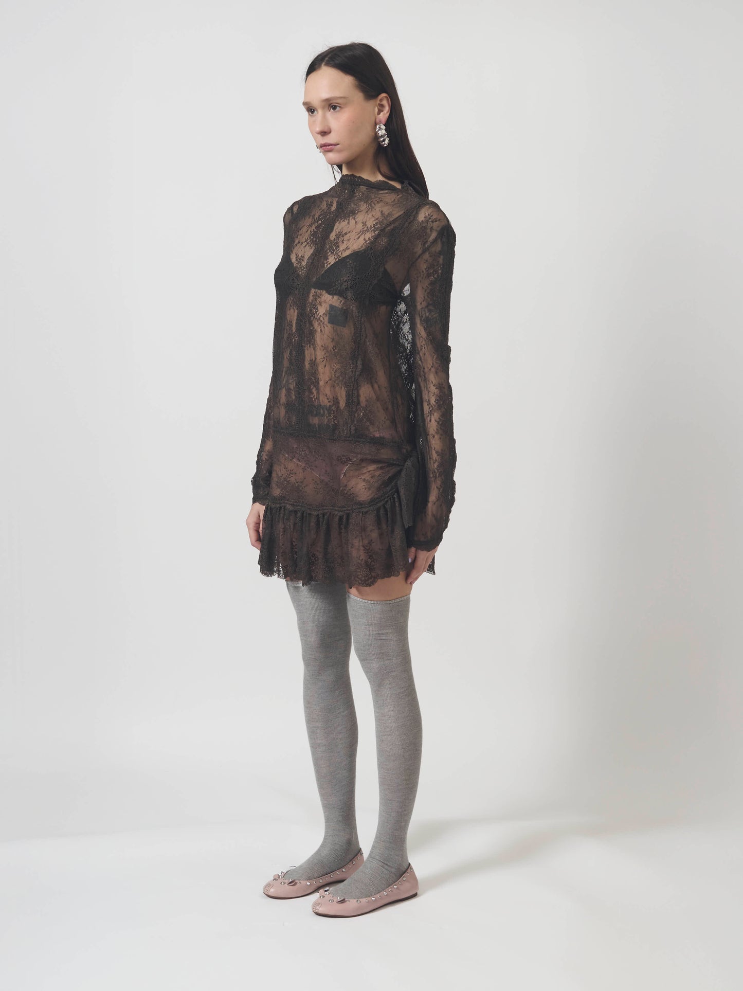 ALISSON DRESS (BROWN)