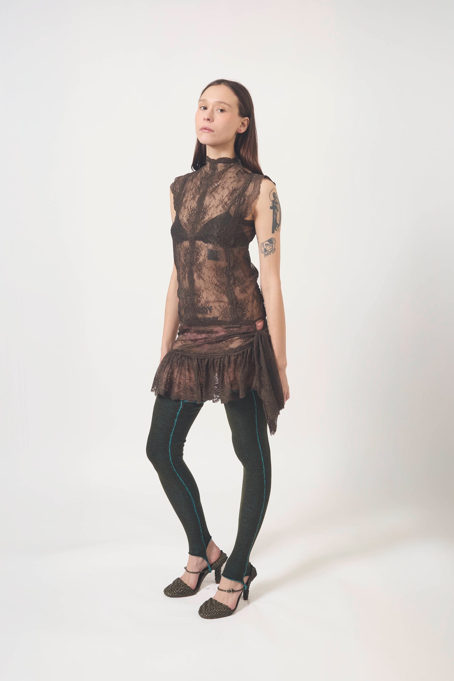 ALISSA DRESS (BROWN)