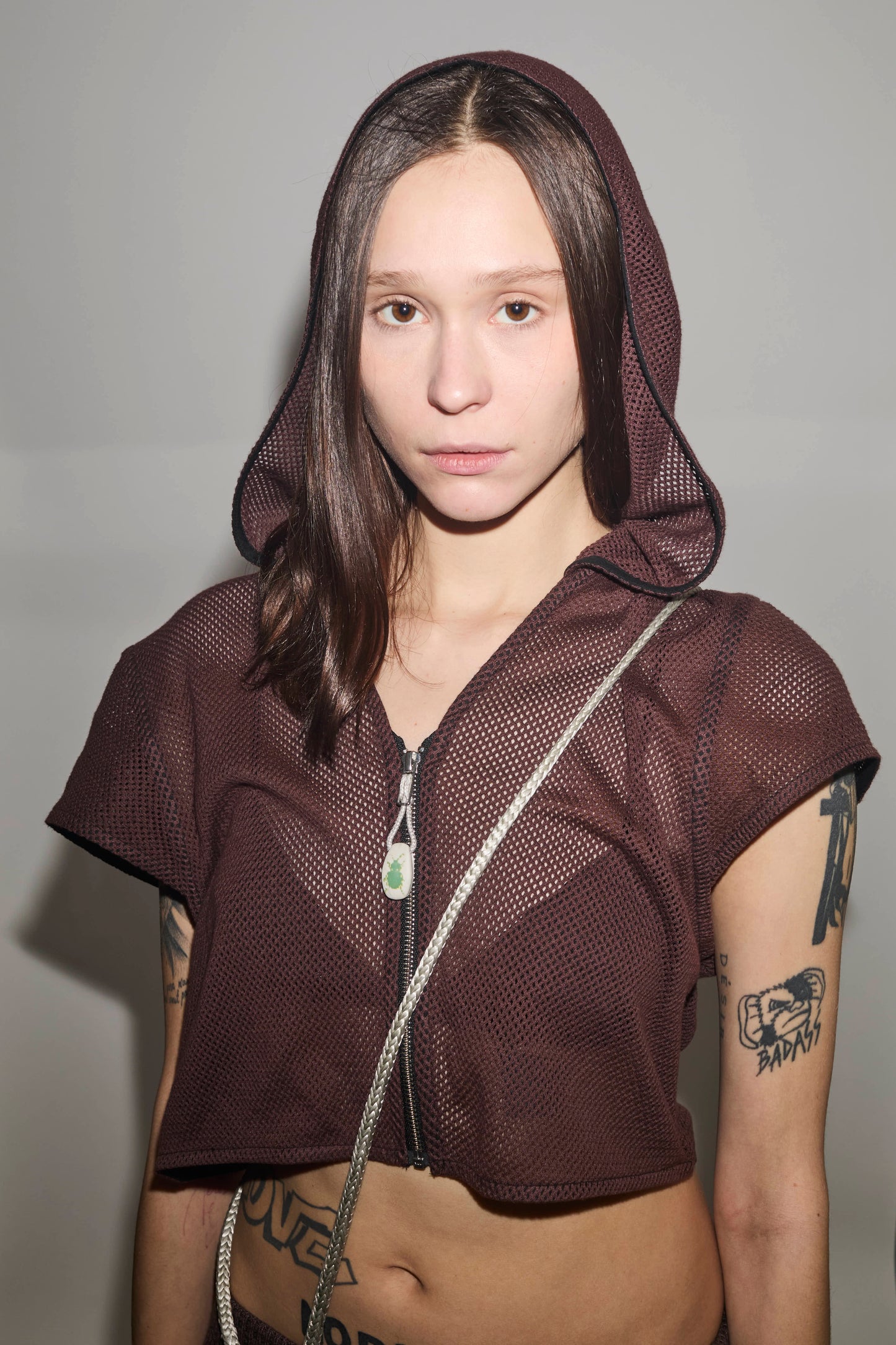 CROP MESH VEST