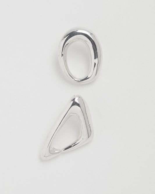 ASYMMETRICAL STUD EARRINGS