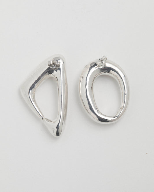 ASYMMETRICAL STUD EARRINGS