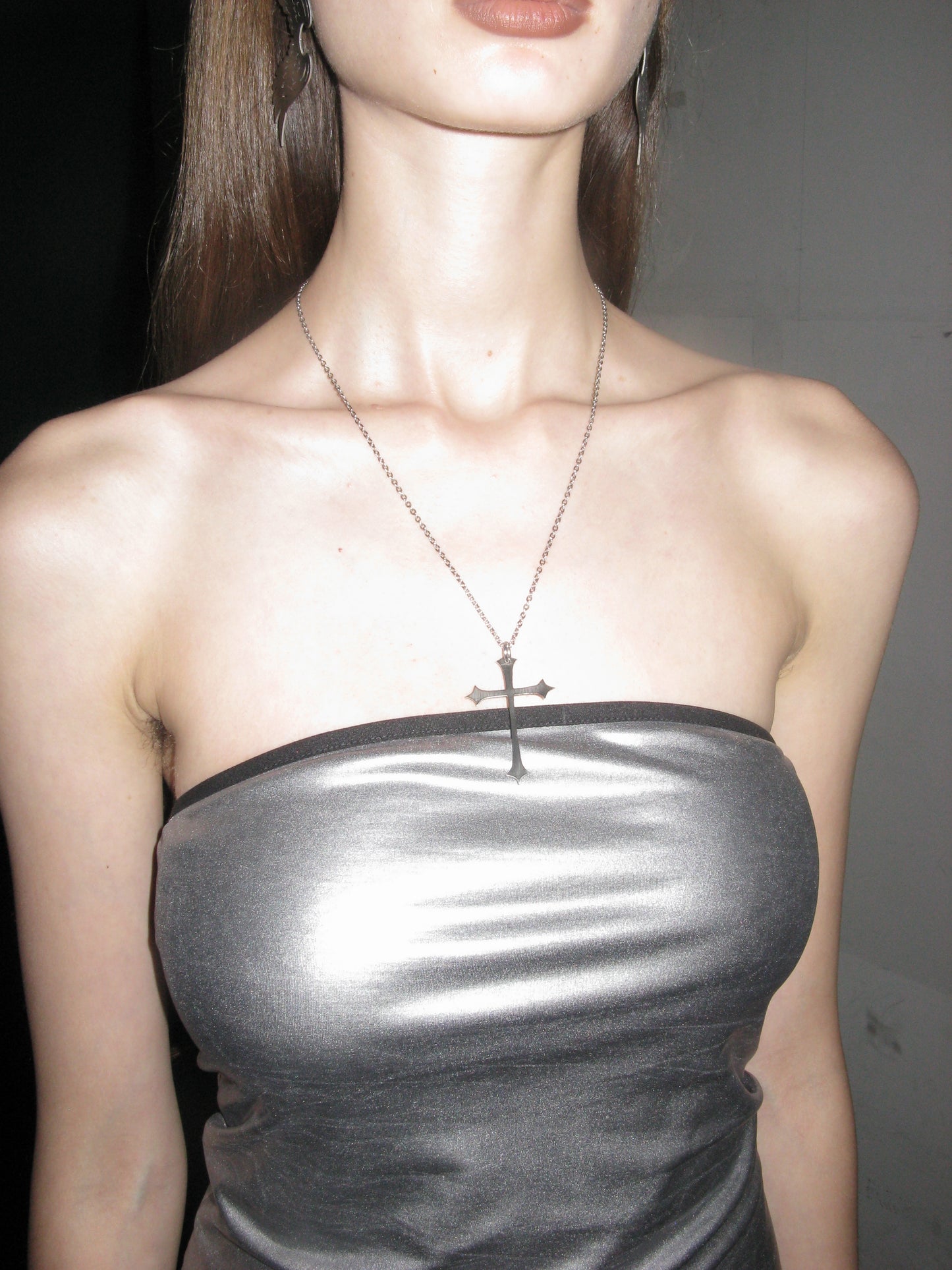 Silver tube dress