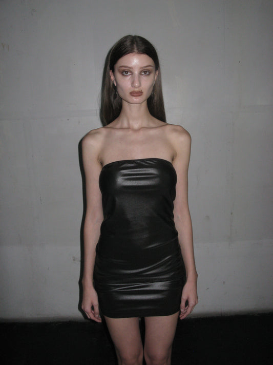 Black tube dress