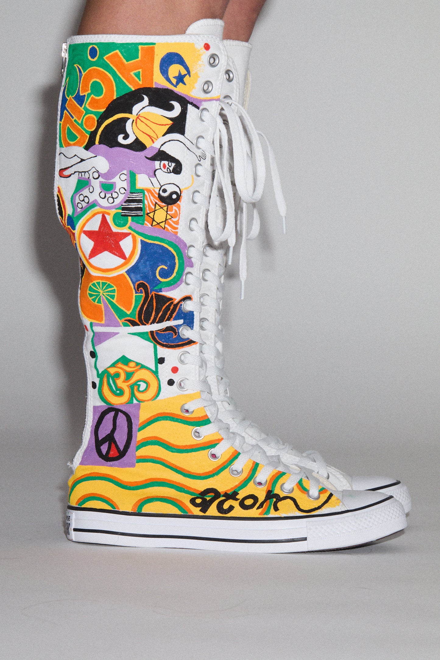 HAND PAINTED SHOES