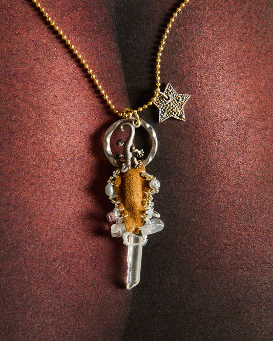 BABY LIZARD NECKLACE.