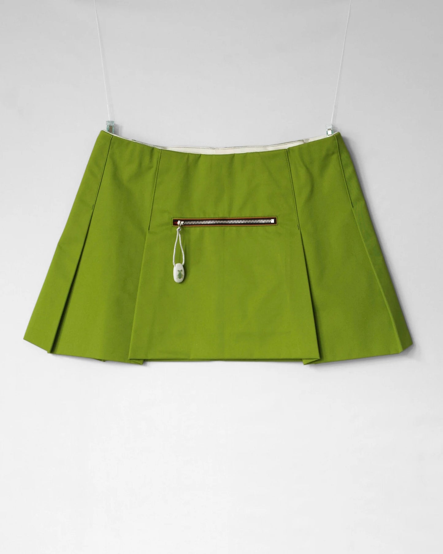 GREEN MINI SKIRT