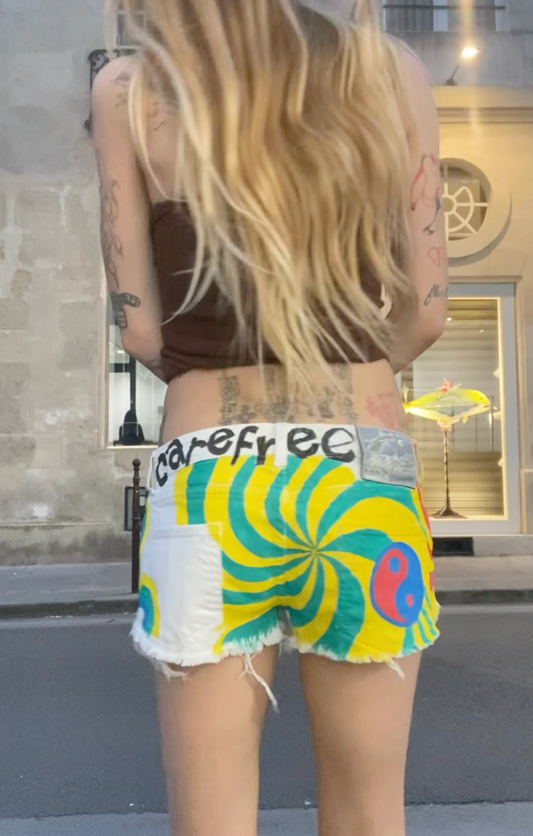 HAND PAINTED SHORTS