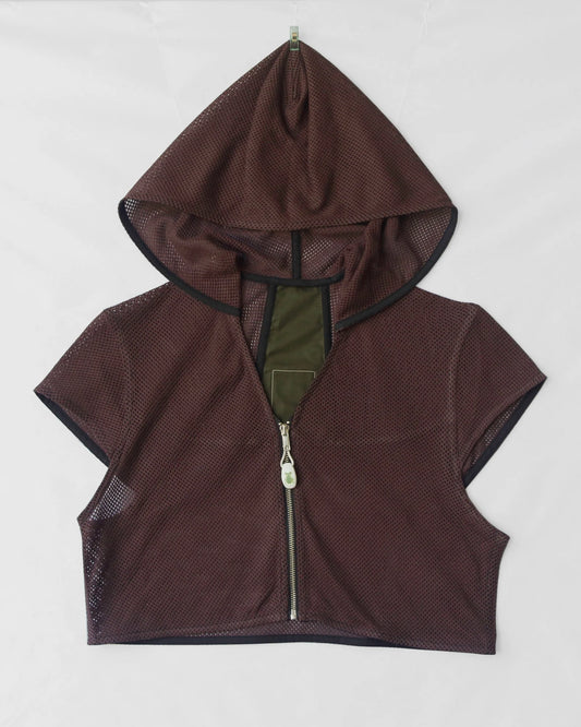 CROP MESH VEST